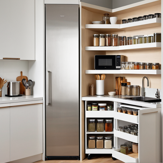 Optimiser une petite cuisine avec des solutions gain de place