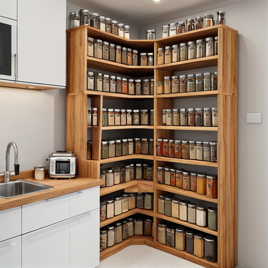 Optimiser les coins perdus de cuisine pour gagner de la place