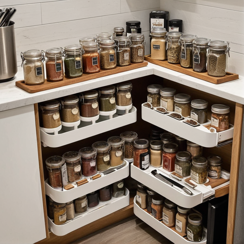 Gagner de la place en cuisine avec des rangements malins