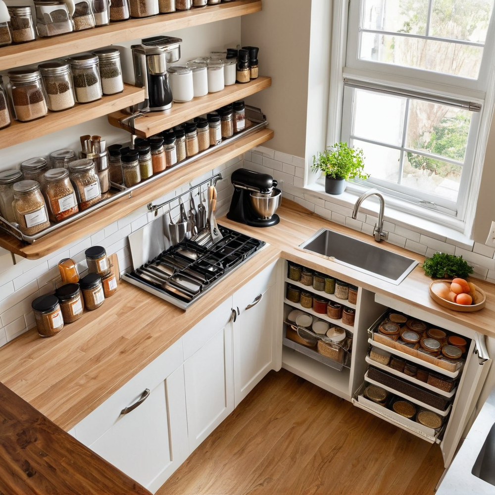 Rangements astucieux pour optimiser une petite cuisine facilement