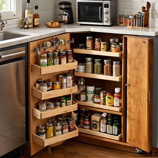 Optimiser les angles cuisine sans travaux pour gagner de la place
