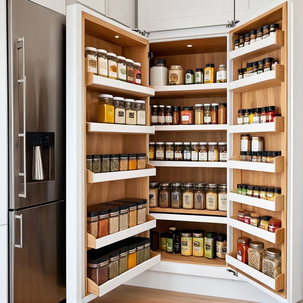 Optimiser un coin de placard pour gagner de la place cuisine
