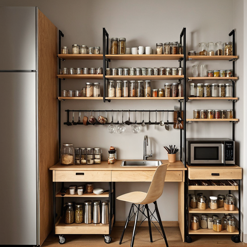 Astuce rangement cuisine studio : idées pratiques pour optimiser l’espace et gagner en confort