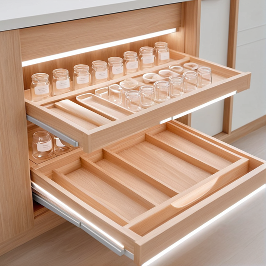 Astuce rangement cuisine profond : optimisez vos placards pour un espace pratique et fonctionnel