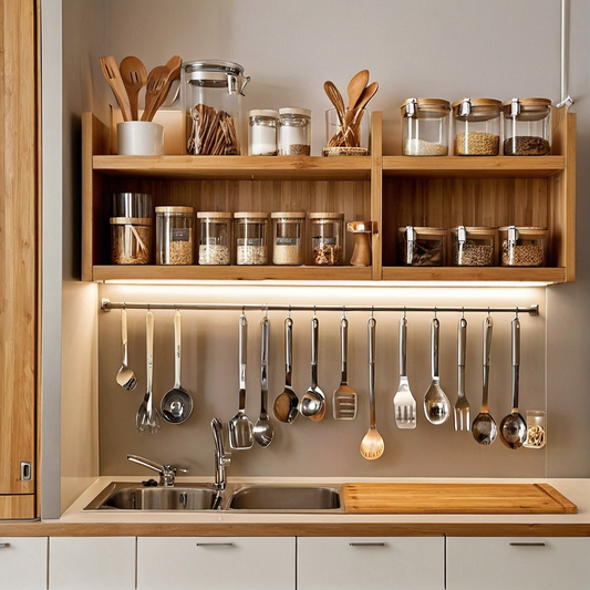 Astuce rangement cuisine pratique : optimiser l’espace et gagner de la place facilement