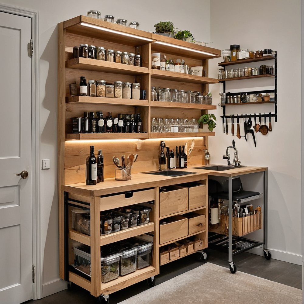 Idée Rangement Cuisine Gain de Place : Solutions Malines et Astuces Pratiques pour Petits Espaces