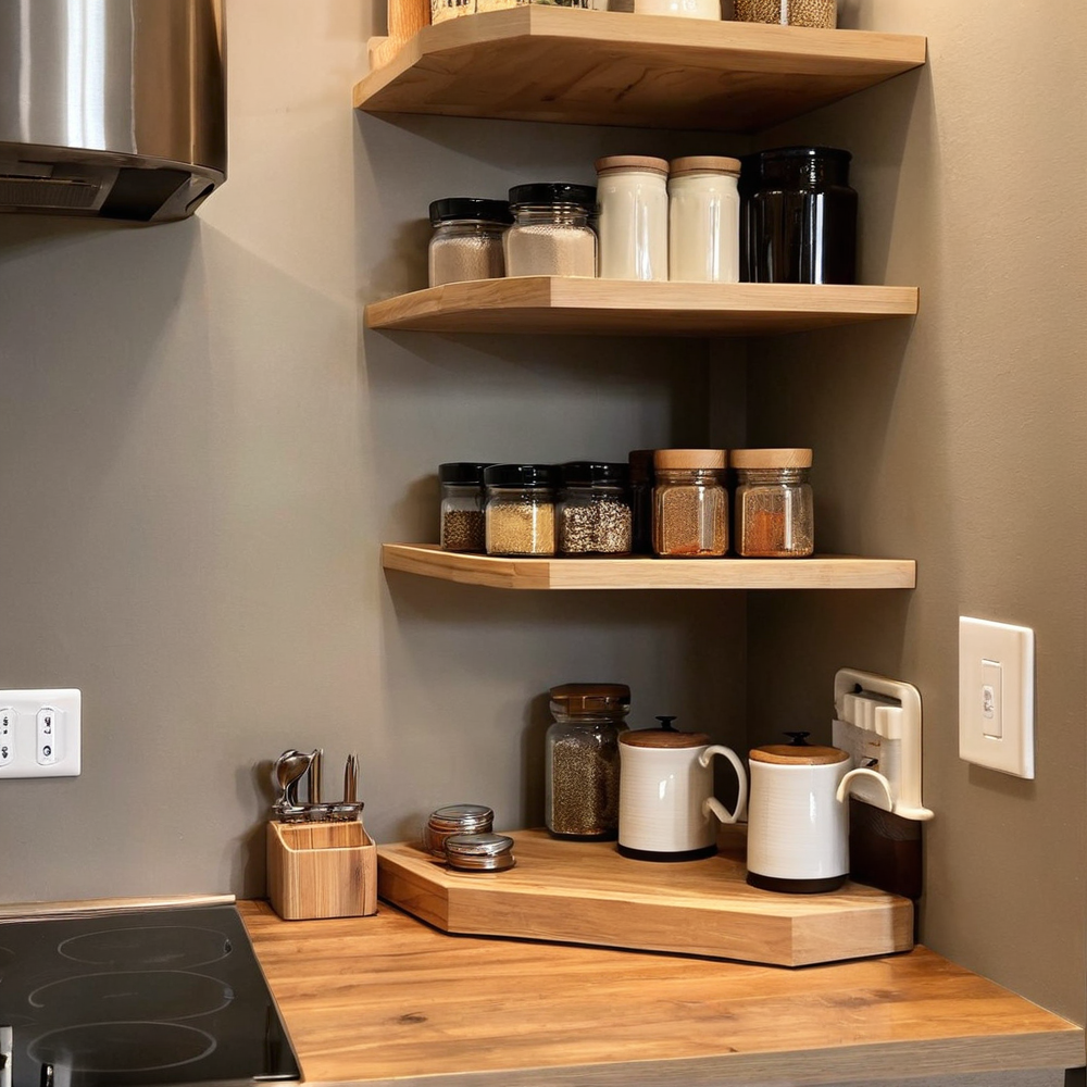 Organisateur cuisine bois : le secret pour un rangement chaleureux et gain de place
