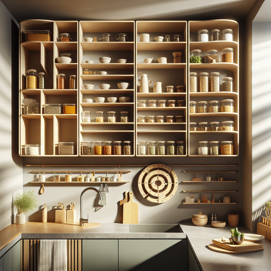 Rangement cuisine sans percer : astuces gain de place efficaces