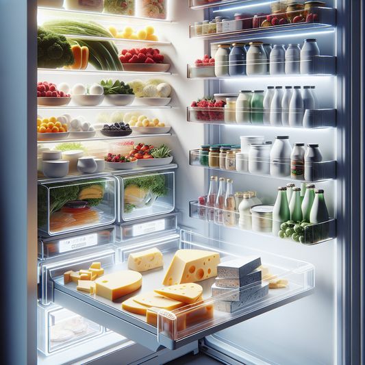 Boîte de rangement frigo gain de place