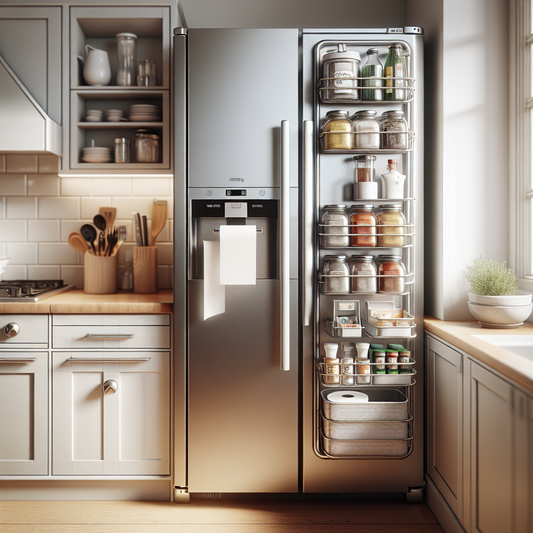 Aménager l’espace perdu autour du frigo sans percer