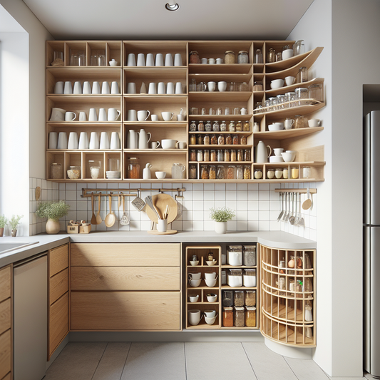 Rangement cuisine sans perçage pour gagner de la place