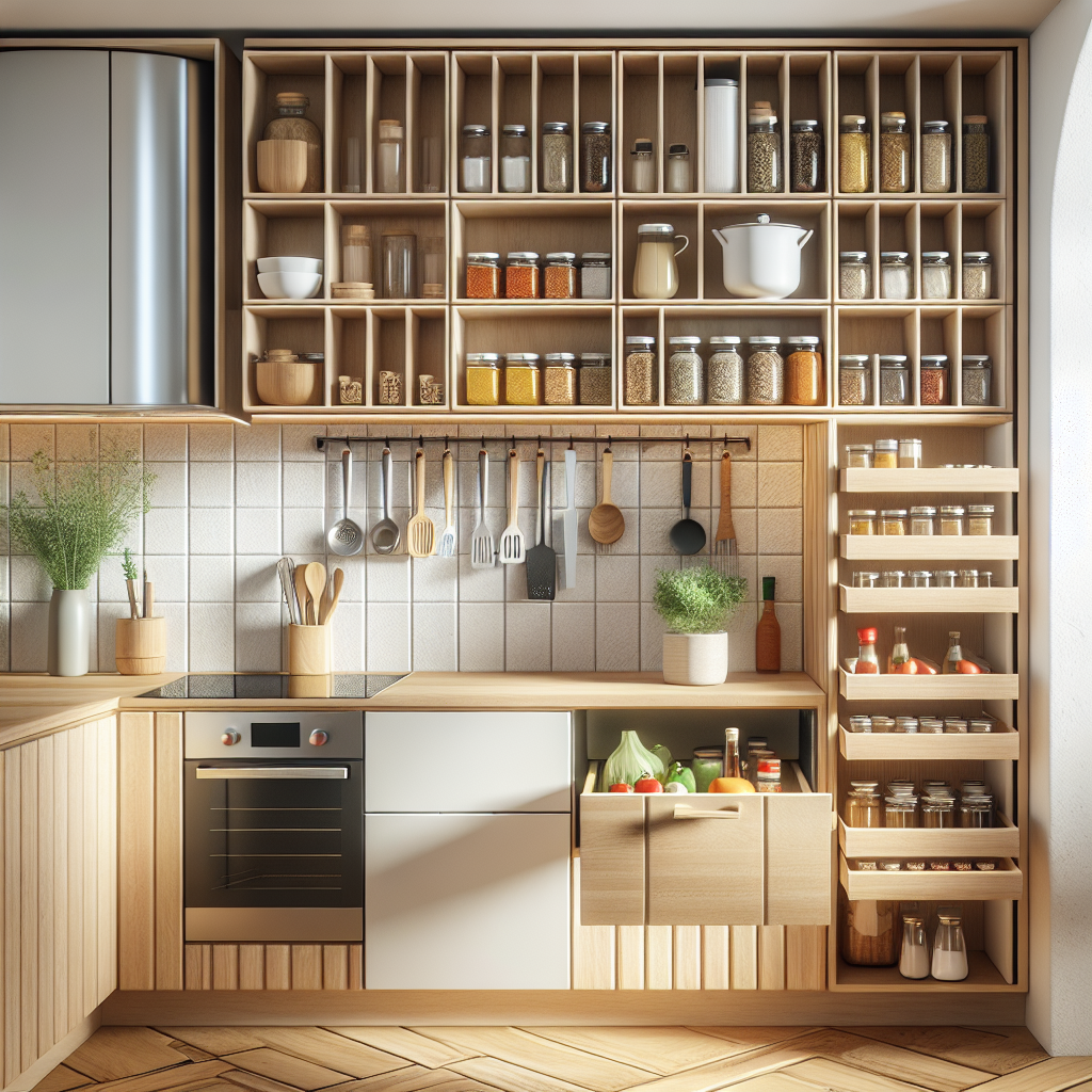 Optimiser une petite cuisine avec des rangements astucieux