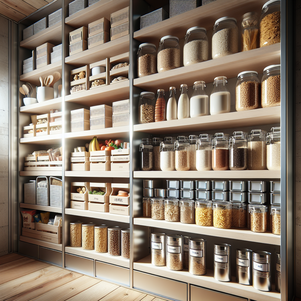 Organiser son garde-manger pour gagner de la place et du calme