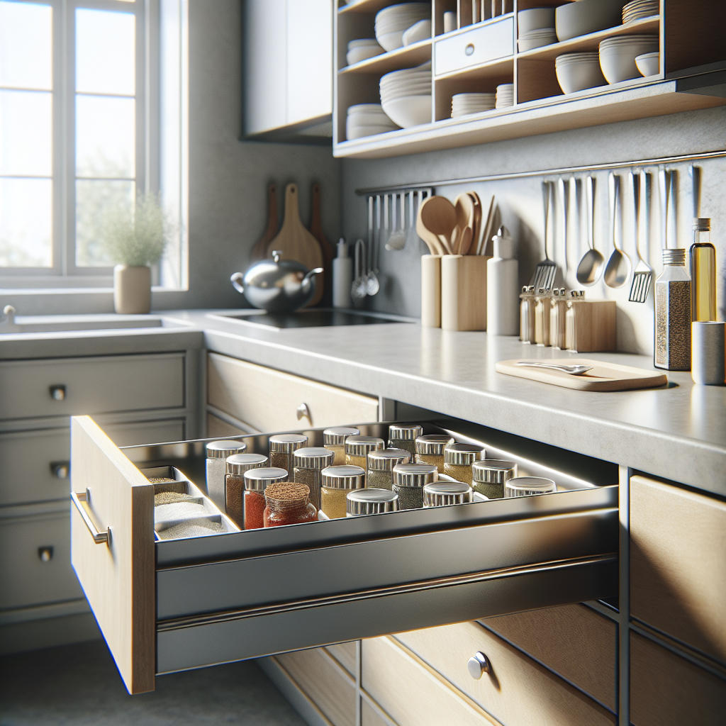 Optimiser ses tiroirs de cuisine pour gagner de la place