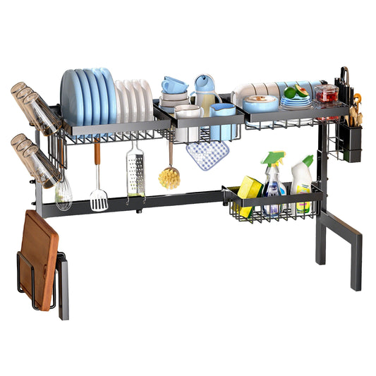 Égouttoir sur évier modulable grande capacité