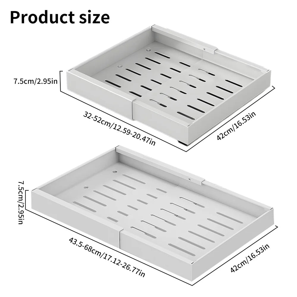 Étagère extensible coulissante pour placard