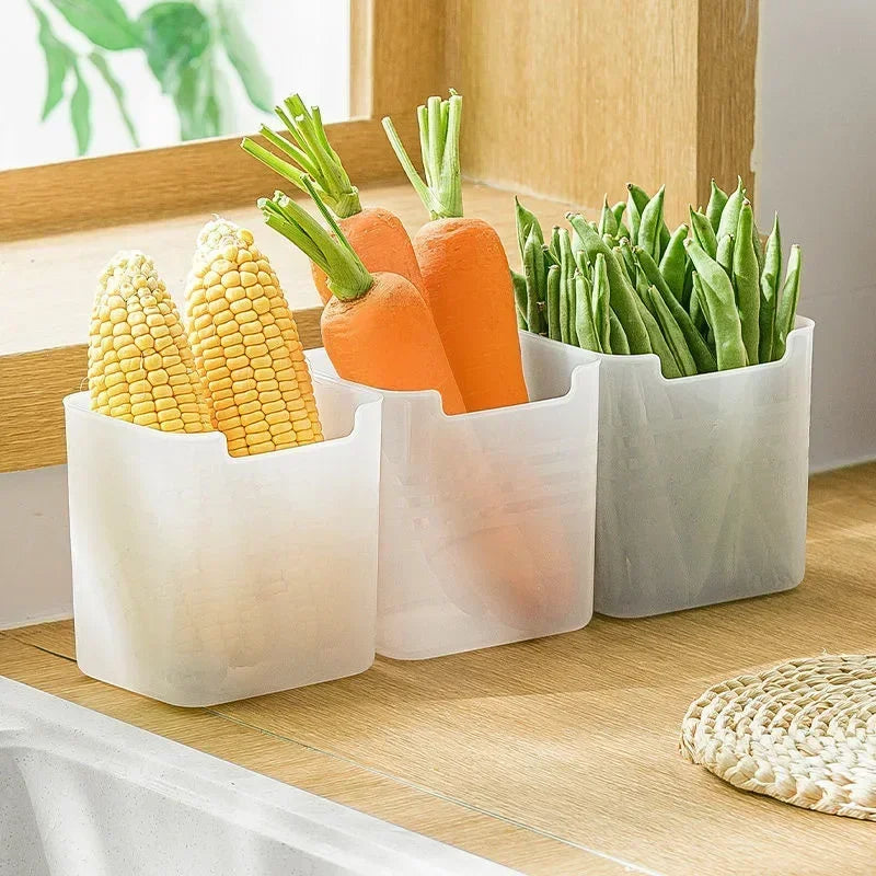 Boîtes de rangement transparentes pour frigo