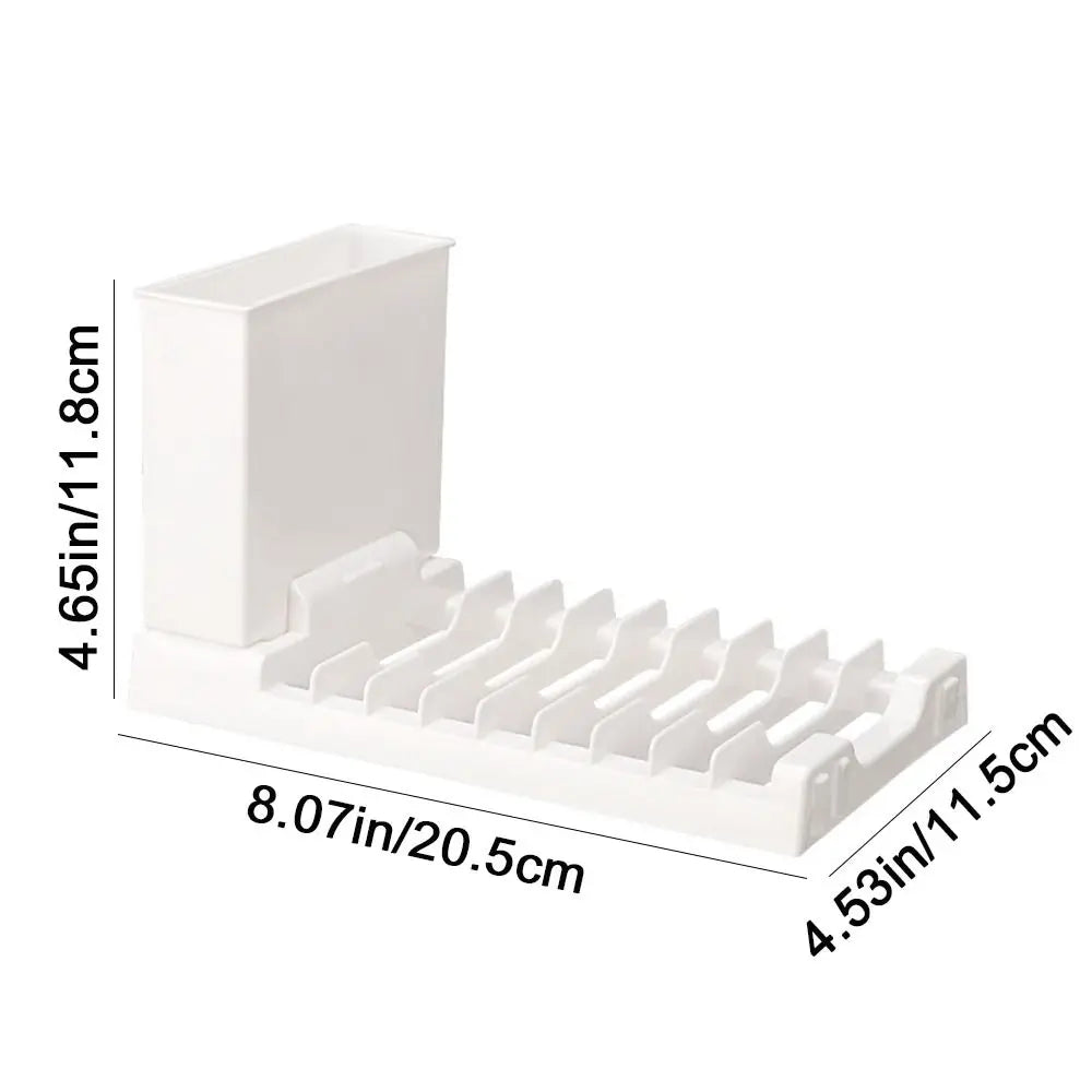 Égouttoir pliable pour vaisselle compact
