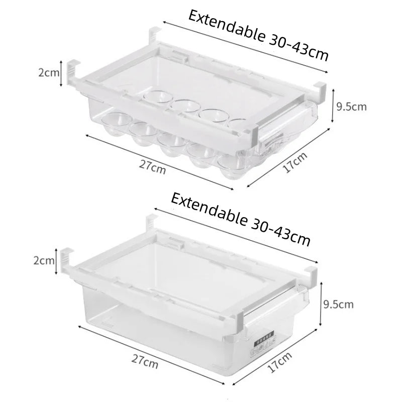 Boîte de rangement frigo gain de place
