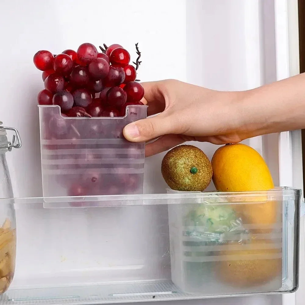 Boîtes de rangement transparentes pour frigo