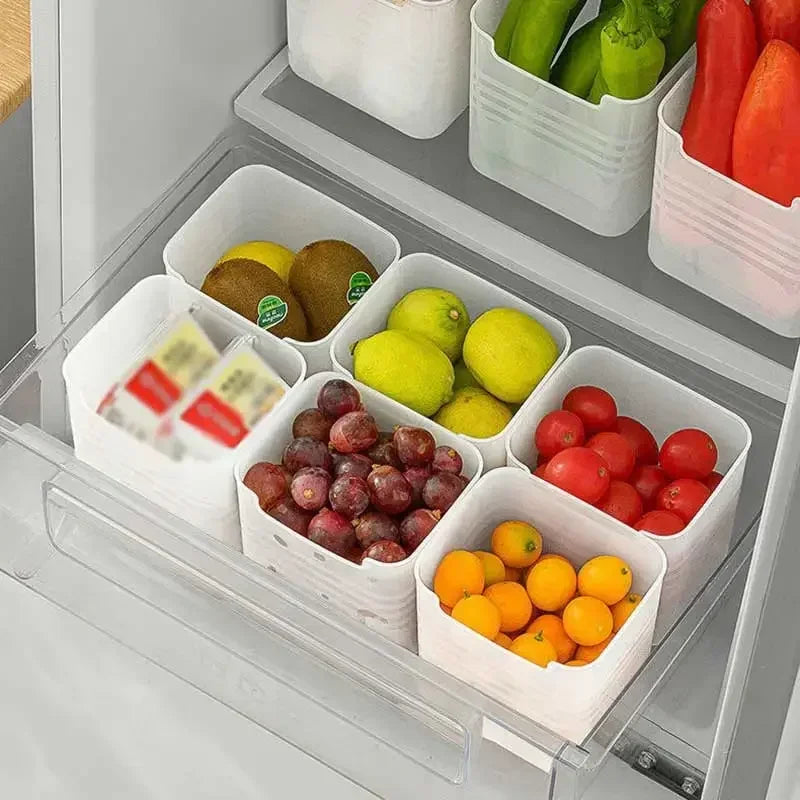 Boîtes de rangement transparentes pour frigo