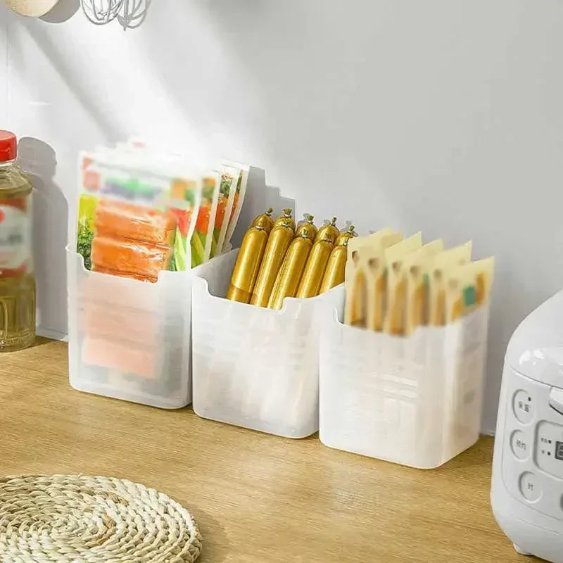 Boîtes de rangement transparentes pour frigo