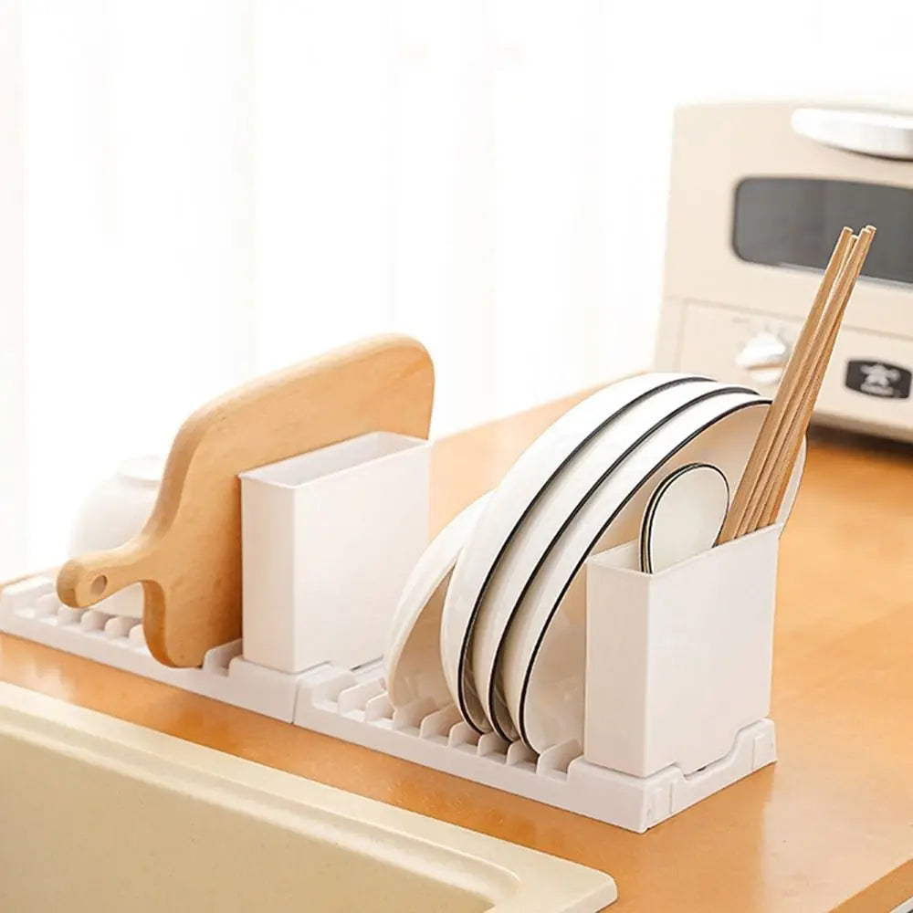 Égouttoir pliable pour vaisselle compact