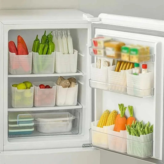 Boîtes de rangement transparentes pour frigo