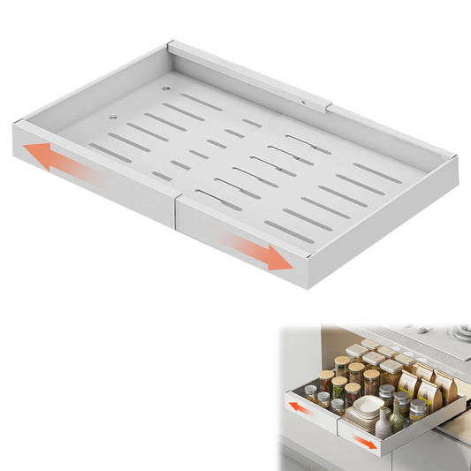 Étagère coulissante gain de place pour cuisine