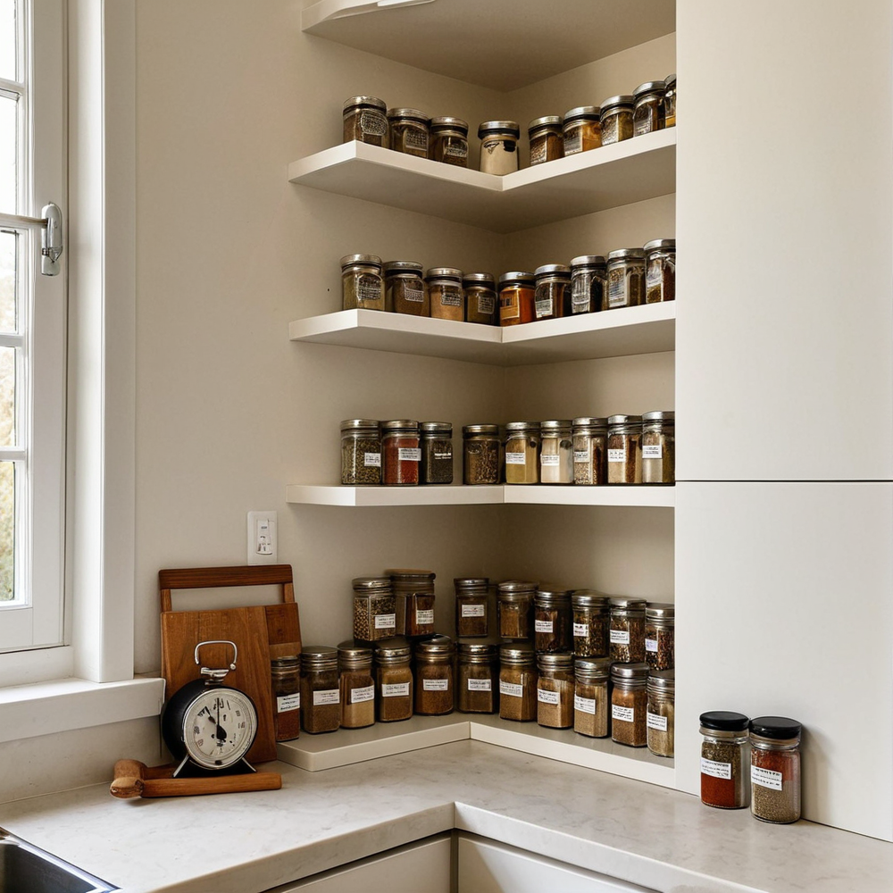Optimiser un coin cuisine inutilisé pour un rangement gain de place