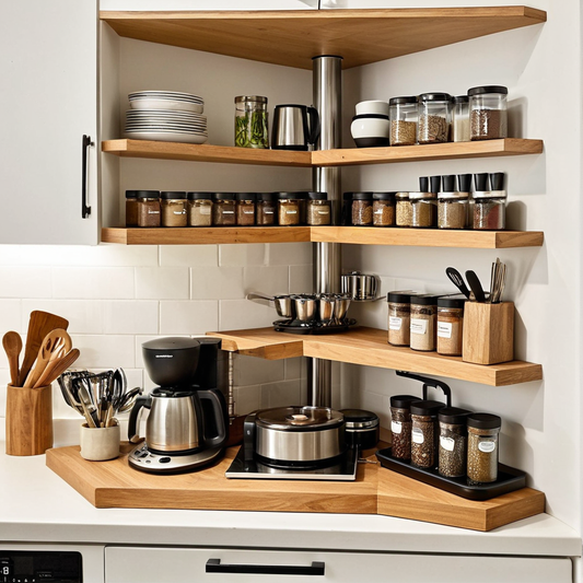 Optimiser les coins de cuisine pour gagner de la place facilement