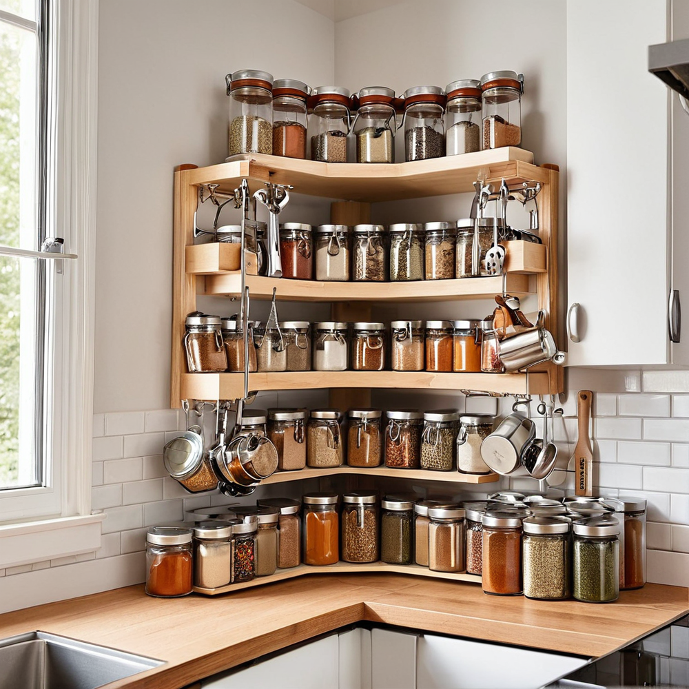 Optimiser les coins perdus pour ranger une petite cuisine
