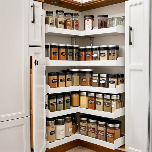 Optimiser un coin de cuisine sans travaux avec une étagère rotative