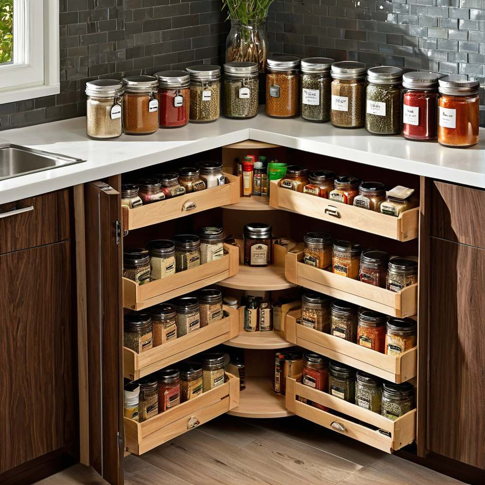 Optimiser les coins perdus pour un rangement cuisine efficace