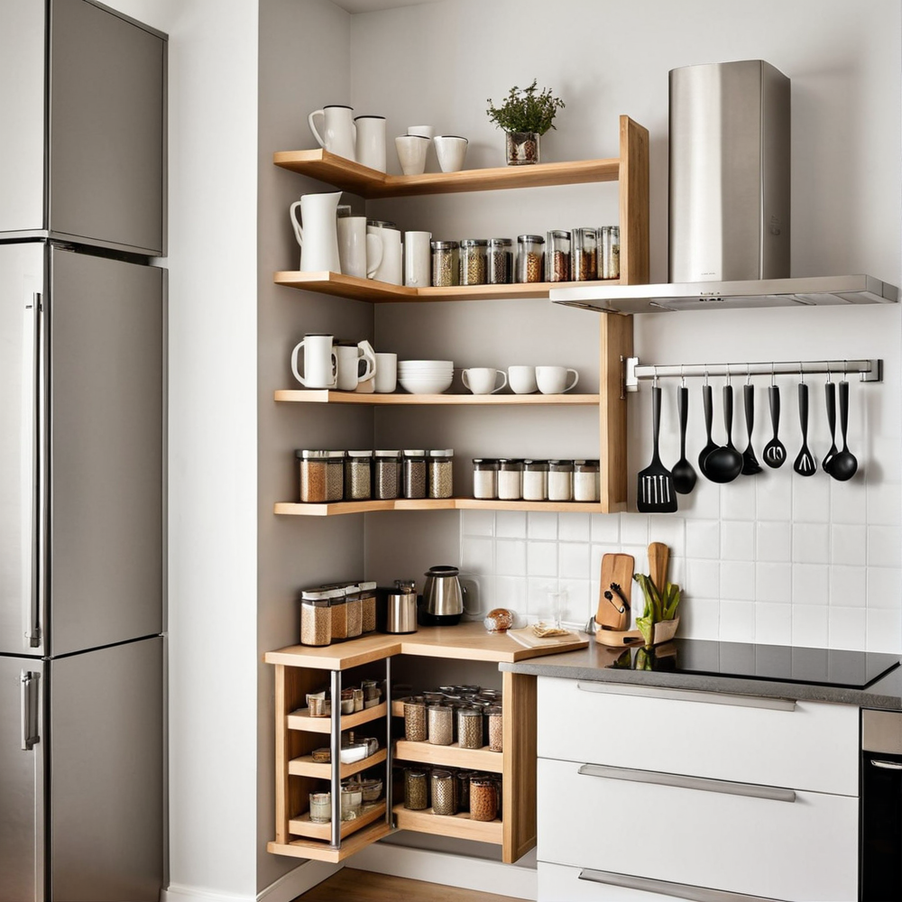 Gagner de la place en cuisine sans faire de travaux