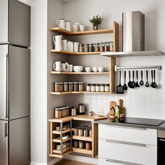Gagner de la place en cuisine sans faire de travaux