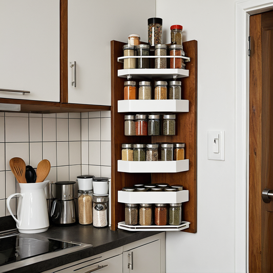 Optimiser les coins pour une cuisine compacte et bien rangée