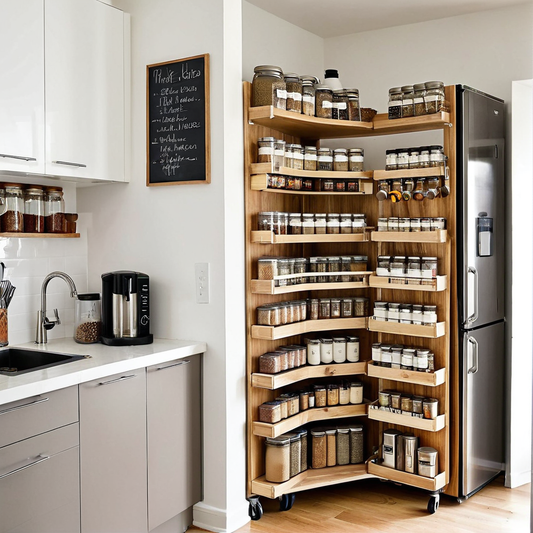 Gagner de la place en cuisine grâce au rangement intelligent