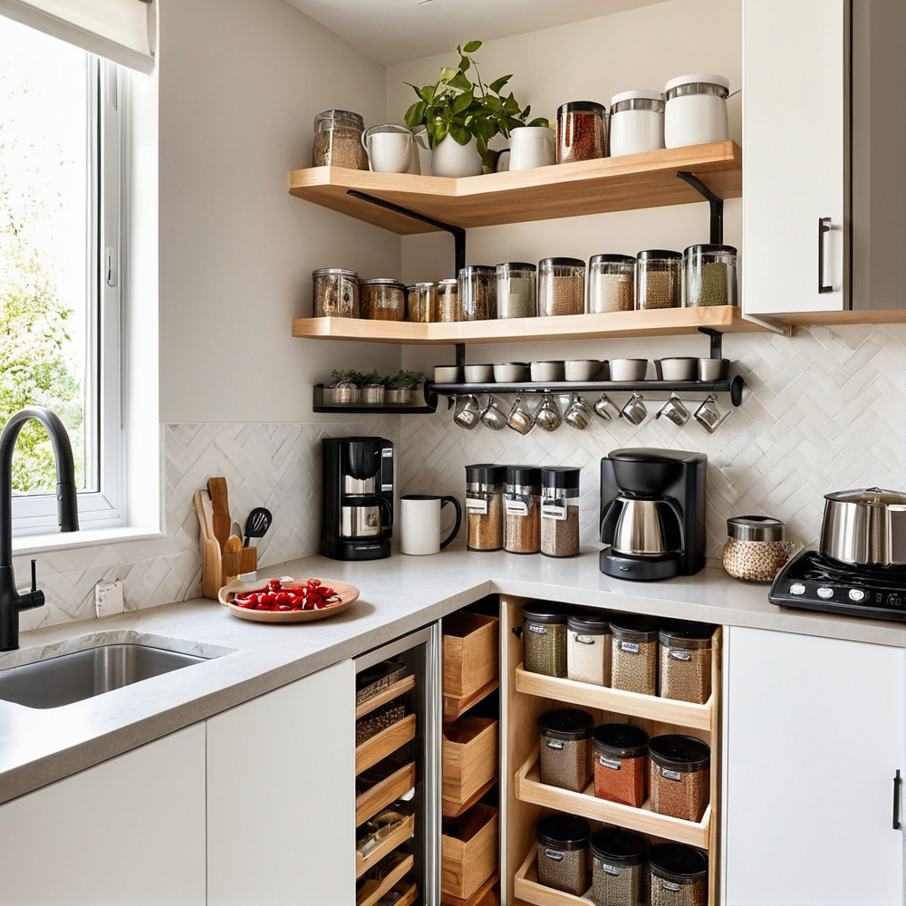 Optimiser un coin de cuisine pour gagner de la place facilement