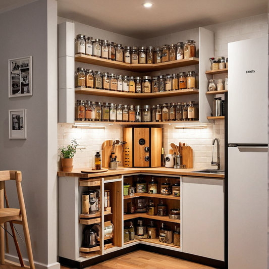 Rangement astucieux pour petite cuisine sans perdre de place