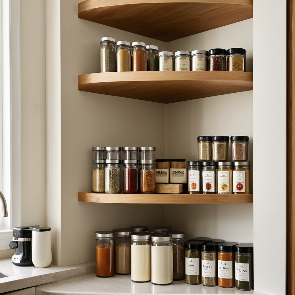 Optimiser un coin de cuisine sans travaux grâce à l’étagère rotative