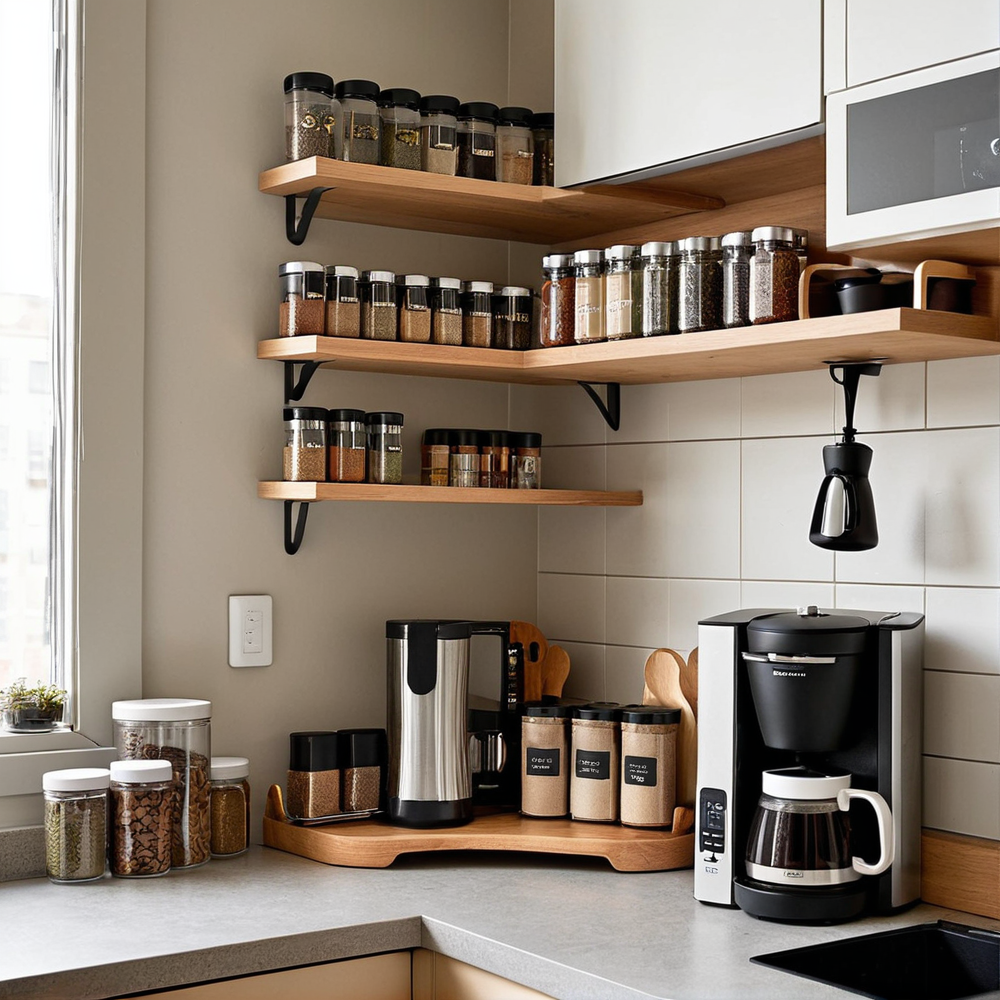 Optimiser un coin de cuisine pour gagner de la place facilement