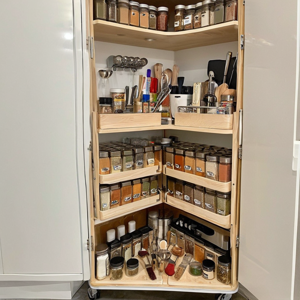 Gagner de la place en cuisine avec des rangements malins