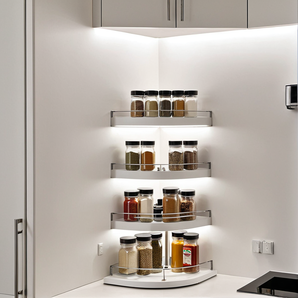 Gagner de la place en cuisine grâce aux coins inutilisés