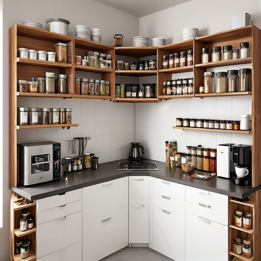 Gagner de la place dans une petite cuisine bien organisée