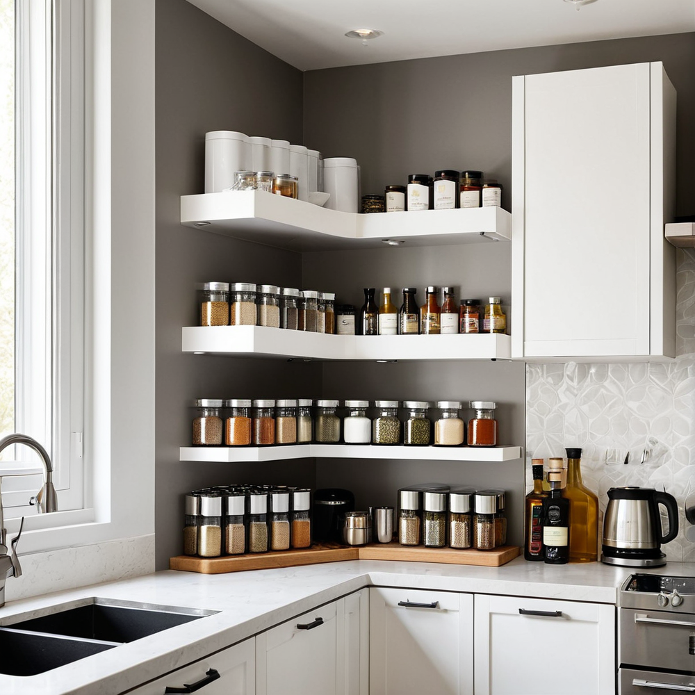 Optimiser un coin de cuisine inutilisé sans percer ni bricoler