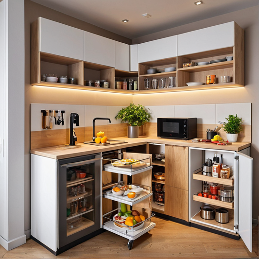 Optimiser une petite cuisine pour gagner de la place facilement