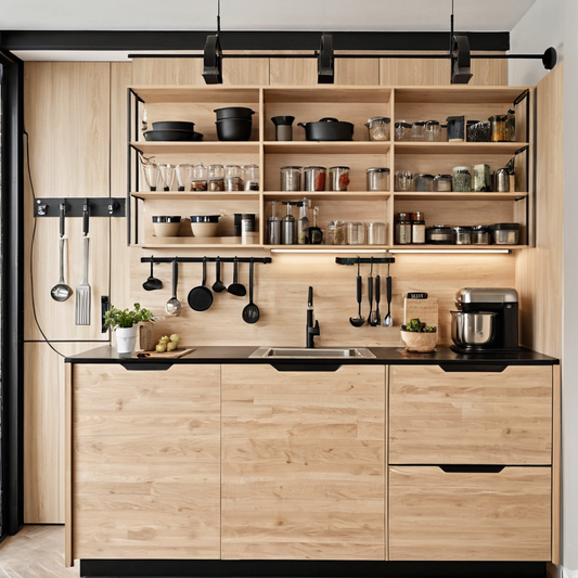 Rangement cuisine design : optimiser l’espace avec élégance et fonctionnalité