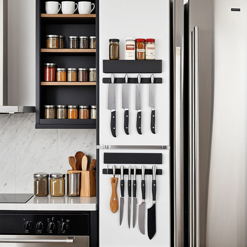 Rangement cuisine magnétique : la solution smart pour optimiser l’espace dans les petites cuisines