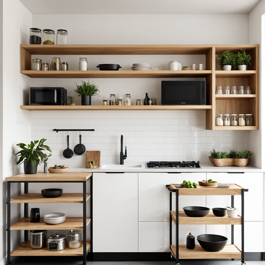 Rangement cuisine open space : astuces et solutions pratiques pour une organisation élégante